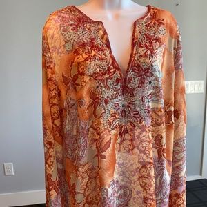 Lane Bryant Tunic with Bead Work, Size 18/20
